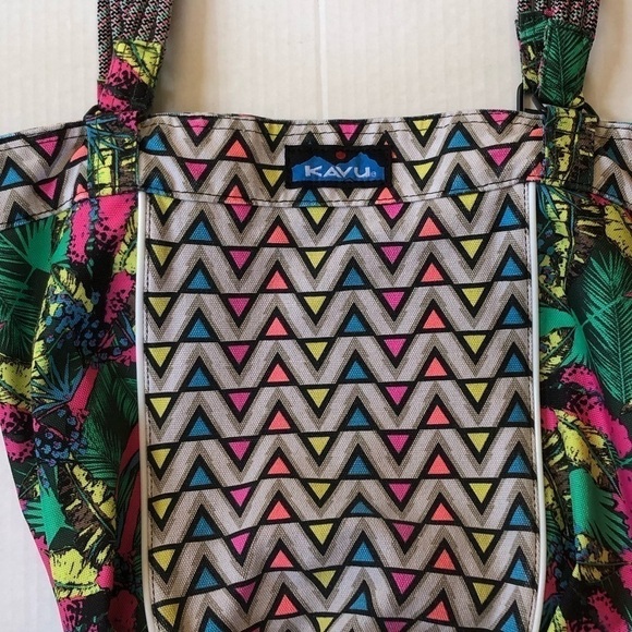 KAVU Neon Rope Tote Bag - Picture 3 of 14